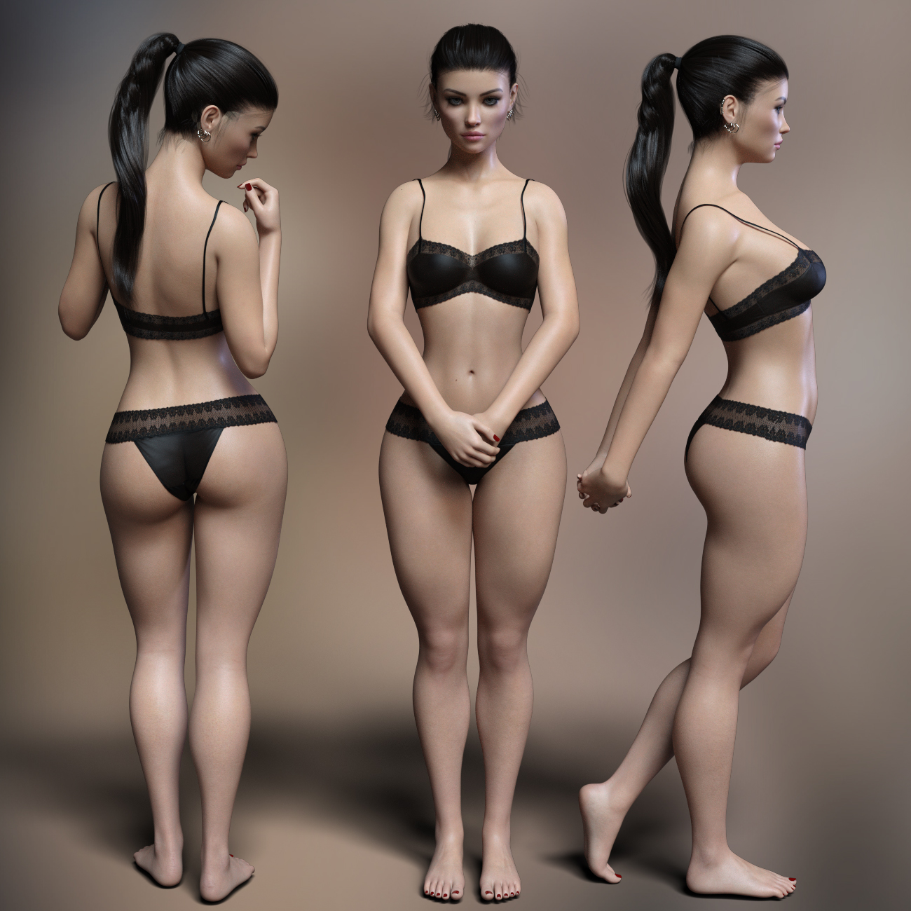 P3D Yvette for Genesis 8 Female by: P3Design, 3D Models by Daz 3D