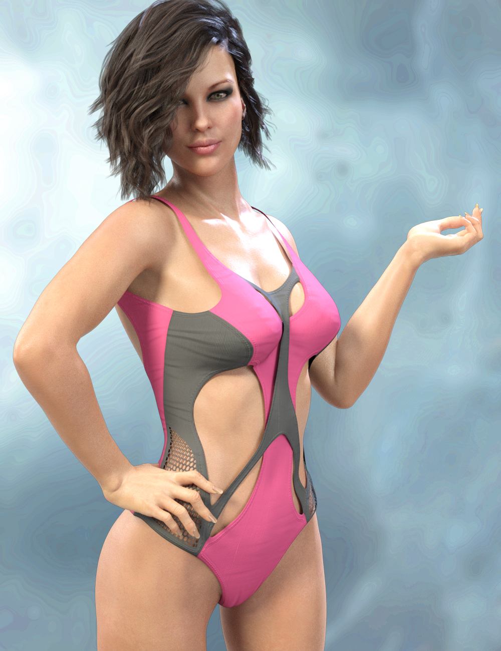 X-Fashion Sport Bodysuit for Genesis 8 Female(s) by: xtrart-3d, 3D Models by Daz 3D