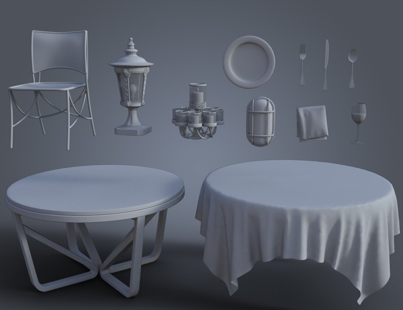 Cave Restaurant Cave Restaurant by: Charlie, 3D Models by Daz 3D