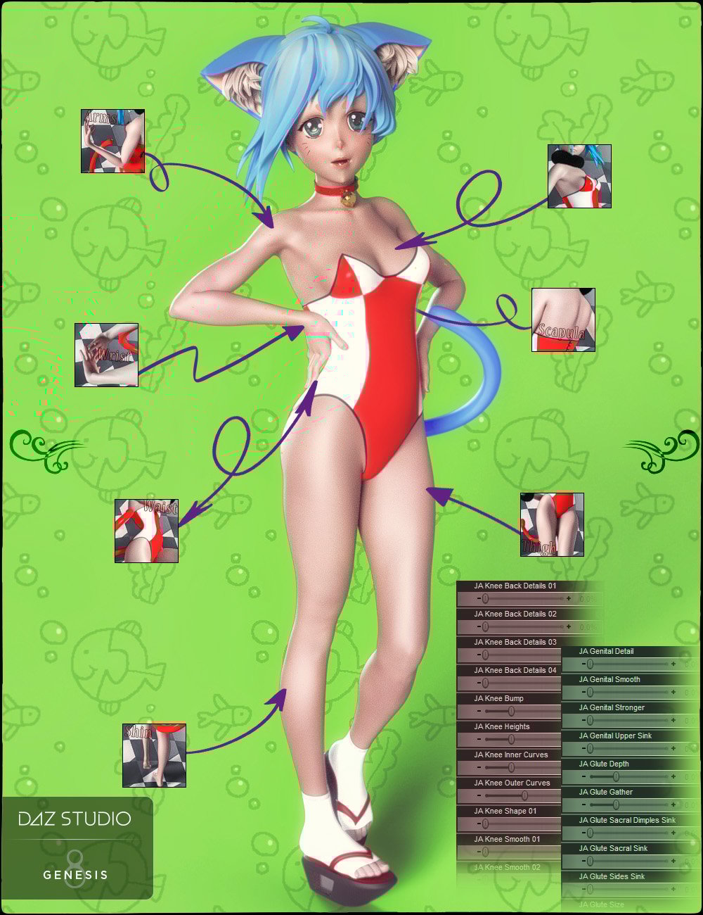Sakura 8 Sakura 8 by: , 3D Models by Daz 3D