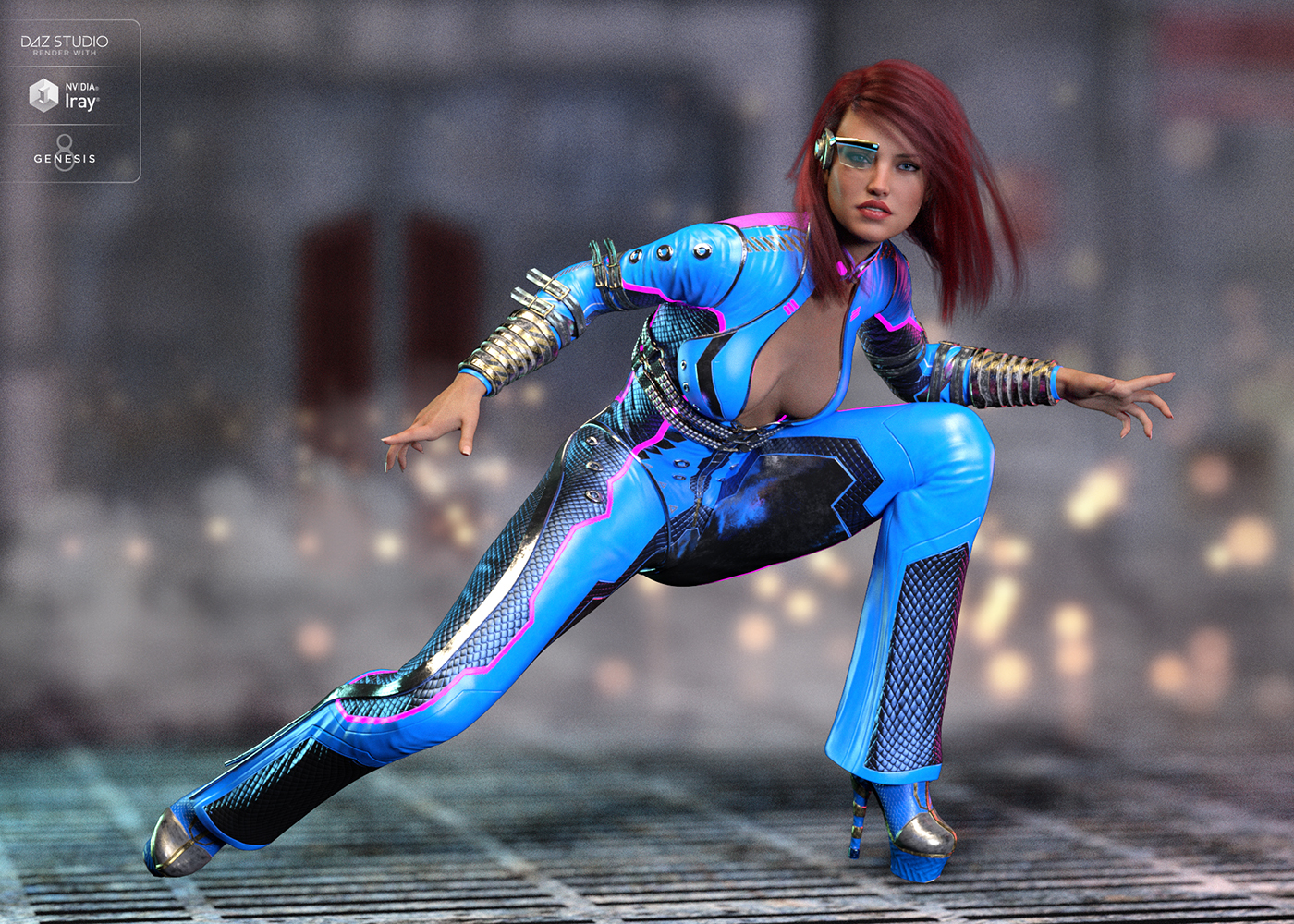 Night Spy Outfit for Genesis 8 Female(s) by: HM, 3D Models by Daz 3D