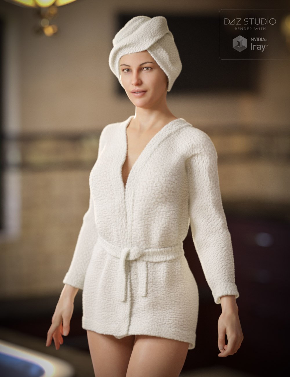 UHD Fuzzy Cloth - Shaders and Merchant Resource by: DimensionTheoryDiscobob, 3D Models by Daz 3D