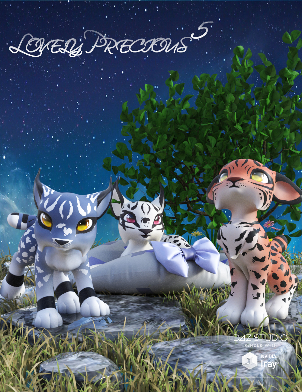 Lovely Precious Vol 05 - Lynx by: Muscleman, 3D Models by Daz 3D