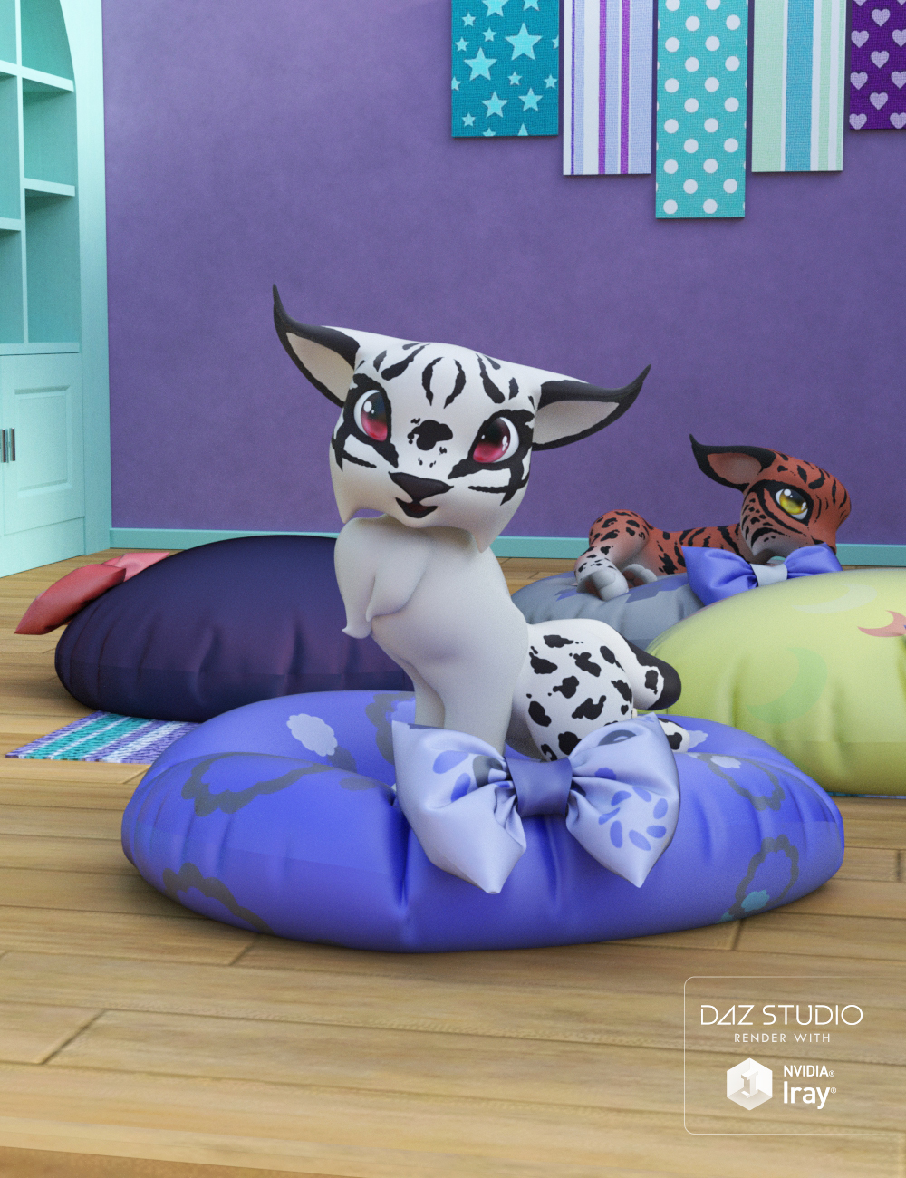 Lovely Precious Vol 05 - Lynx Lovely Precious Vol 05 - Lynx by: Muscleman, 3D Models by Daz 3D