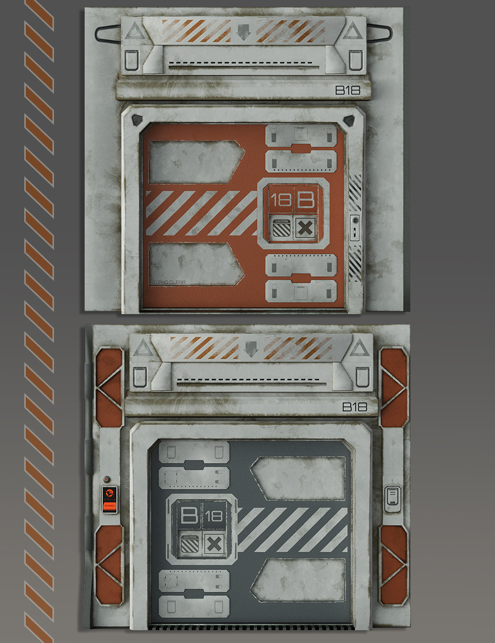Sci-Fi Brig Construction Set Sci-Fi Brig Construction Set by: The AntFarm, 3D Models by Daz 3D