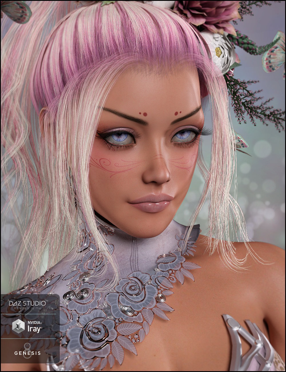 Niesha for Genesis 8 Female(s) by: AdieneJessaii, 3D Models by Daz 3D