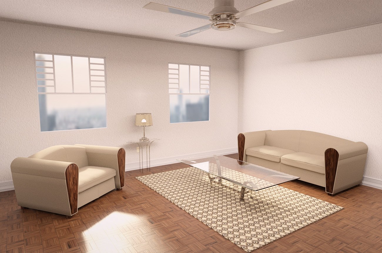 Interior Room and Furniture by: , 3D Models by Daz 3D