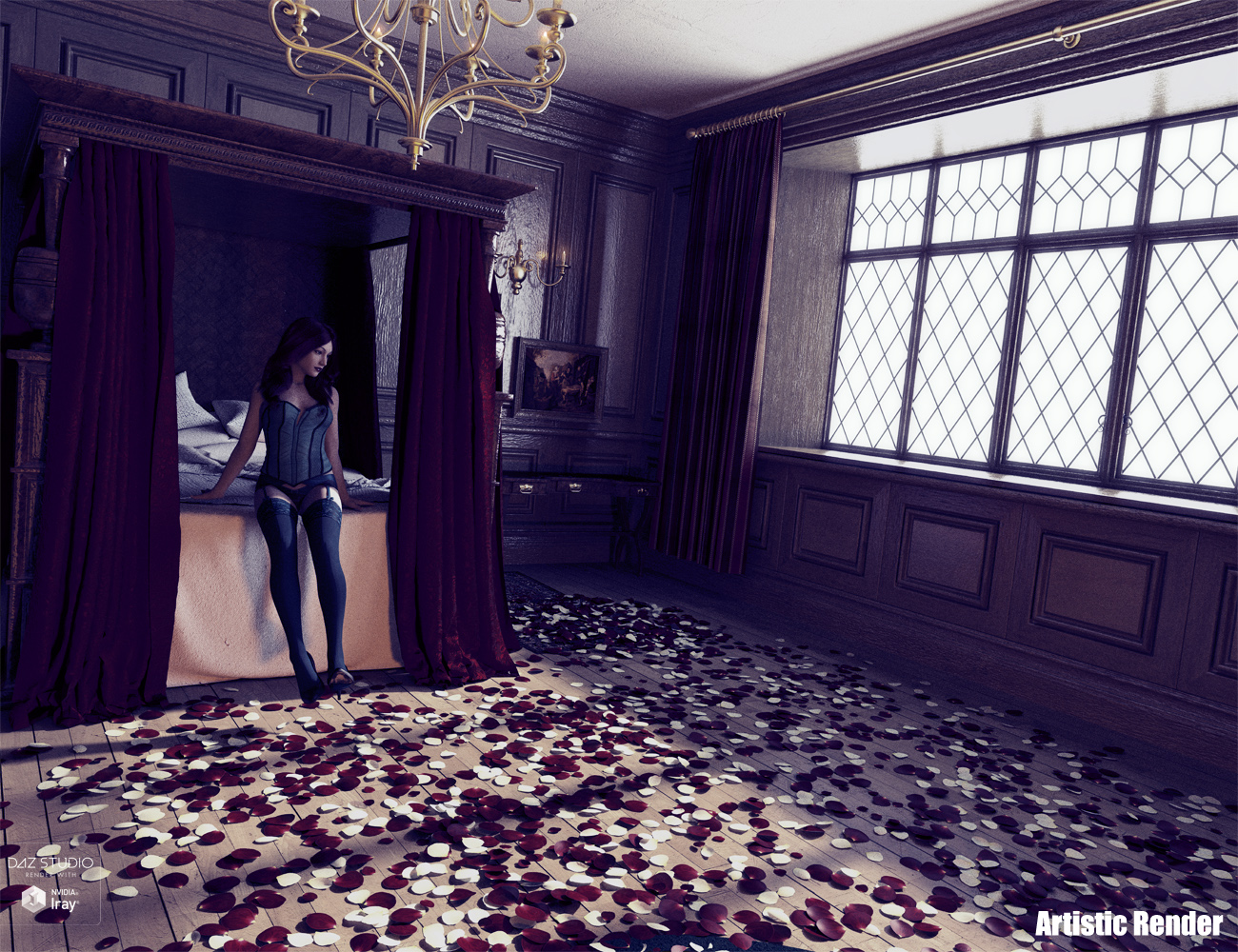 A Little Romance for Autumn Leaves by: ForbiddenWhispers, 3D Models by Daz 3D