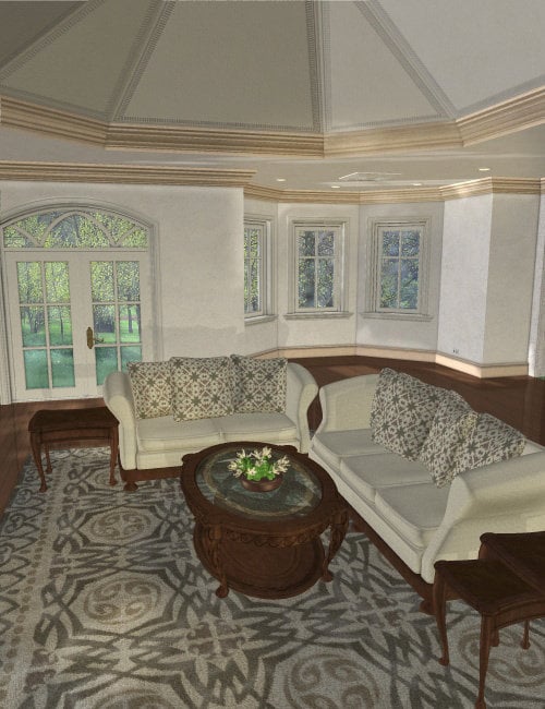 Dream Home: Great Room Furniture -- London Dream Home: Great Room Furniture -- London by: , 3D Models by Daz 3D
