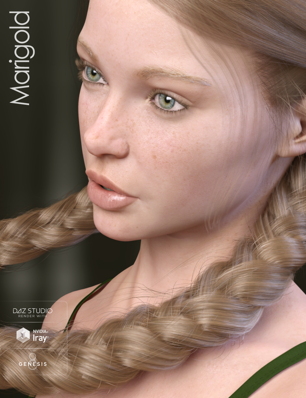 Marigold for Victoria 8 by: Raiya, 3D Models by Daz 3D