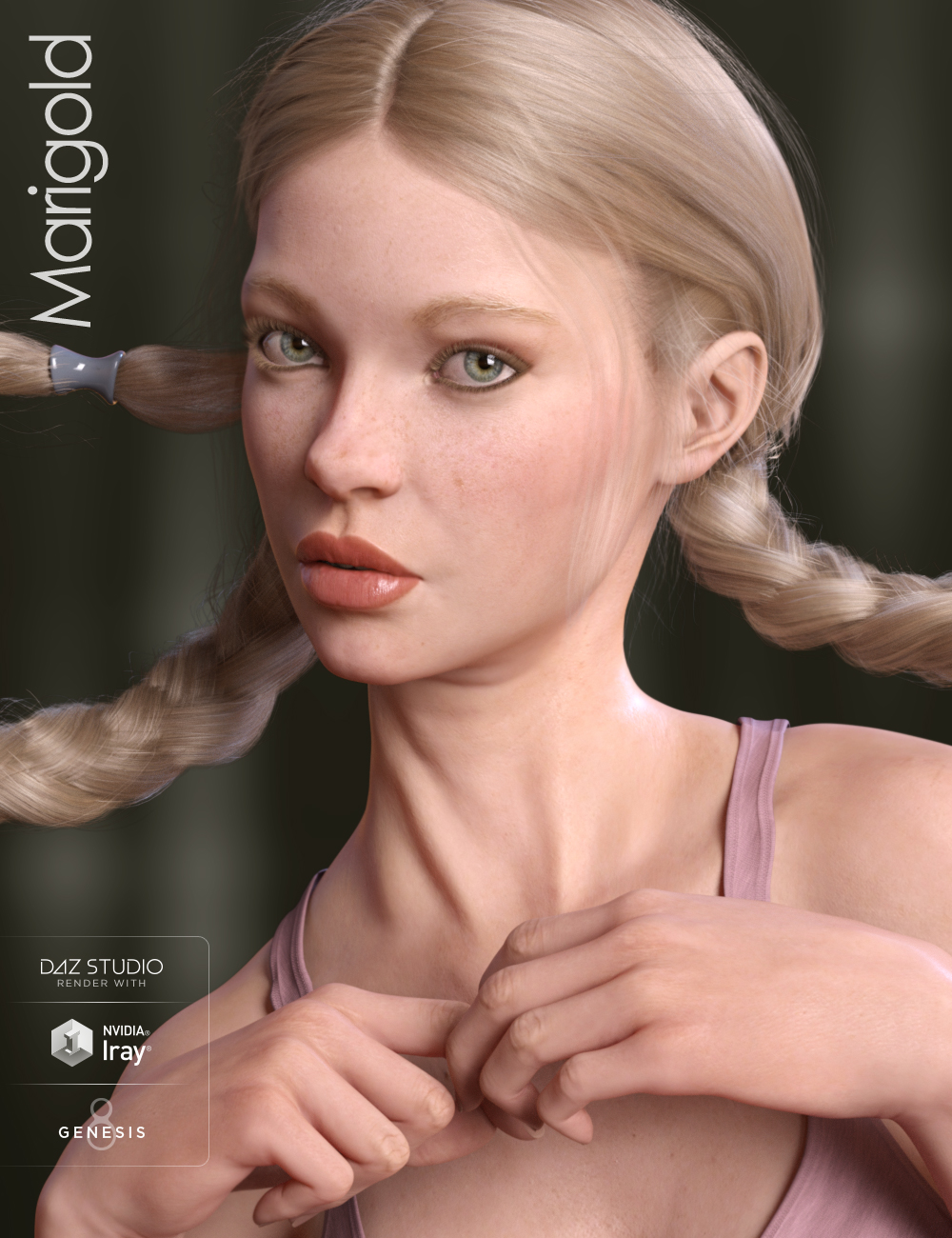 Marigold for Victoria 8 by: Raiya, 3D Models by Daz 3D