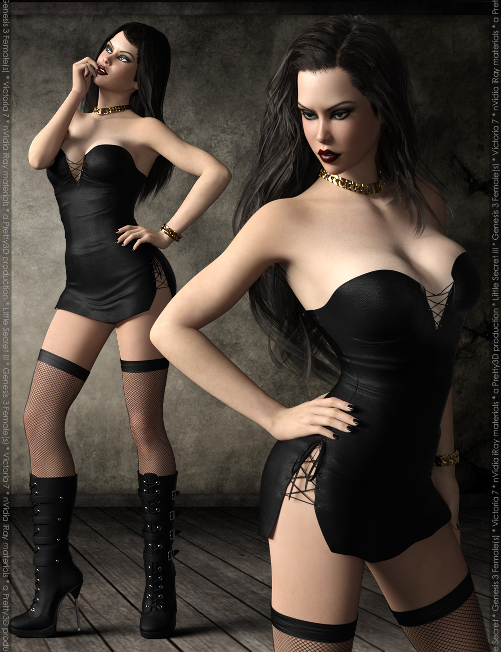 Little Secret III for Genesis 3 Female(s) Little Secret III for Genesis 3 Female(s) by: Pretty3D, 3D Models by Daz 3D