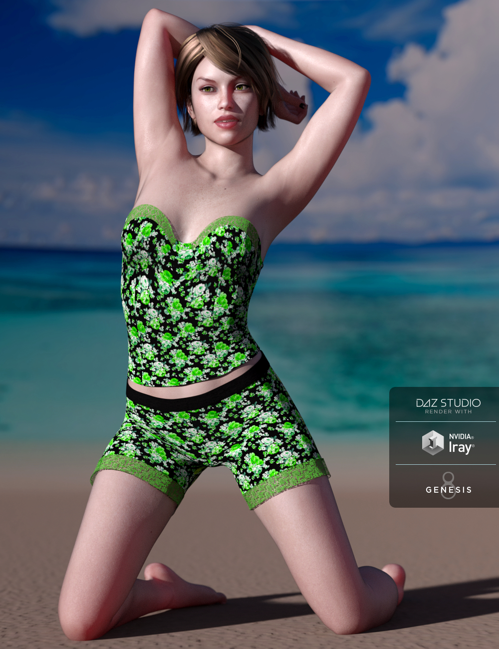 Mykonos Outfit for Genesis 8 Female(s) by: Leviathan, 3D Models by Daz 3D