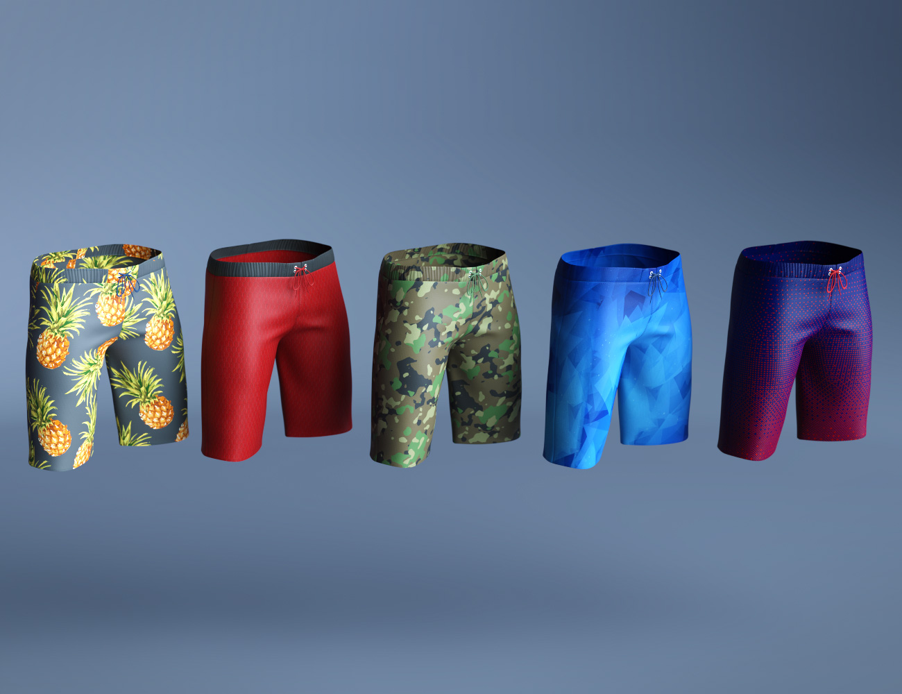 dForce Swim Shorts for Genesis 8 Male(s) by: Anna BenjaminNikisatez, 3D Models by Daz 3D