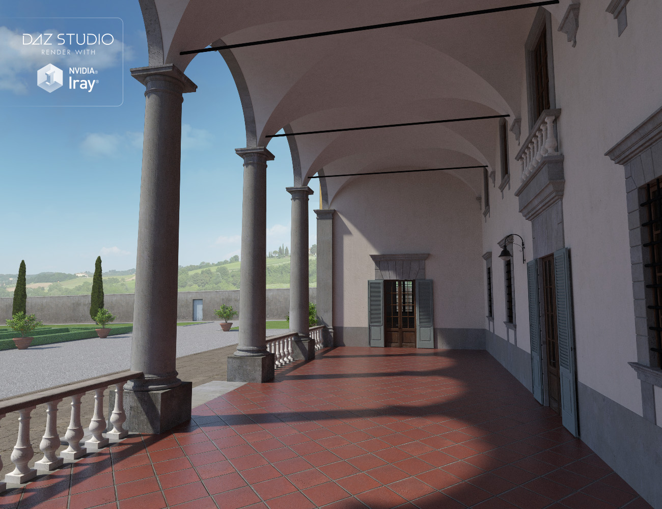 Tuscan Villa Tuscan Villa by: Aurelio, 3D Models by Daz 3D