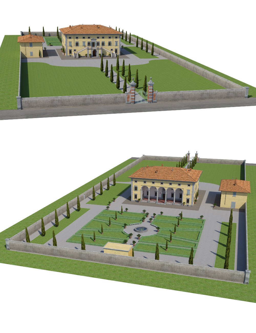 Tuscan Villa by: Aurelio, 3D Models by Daz 3D