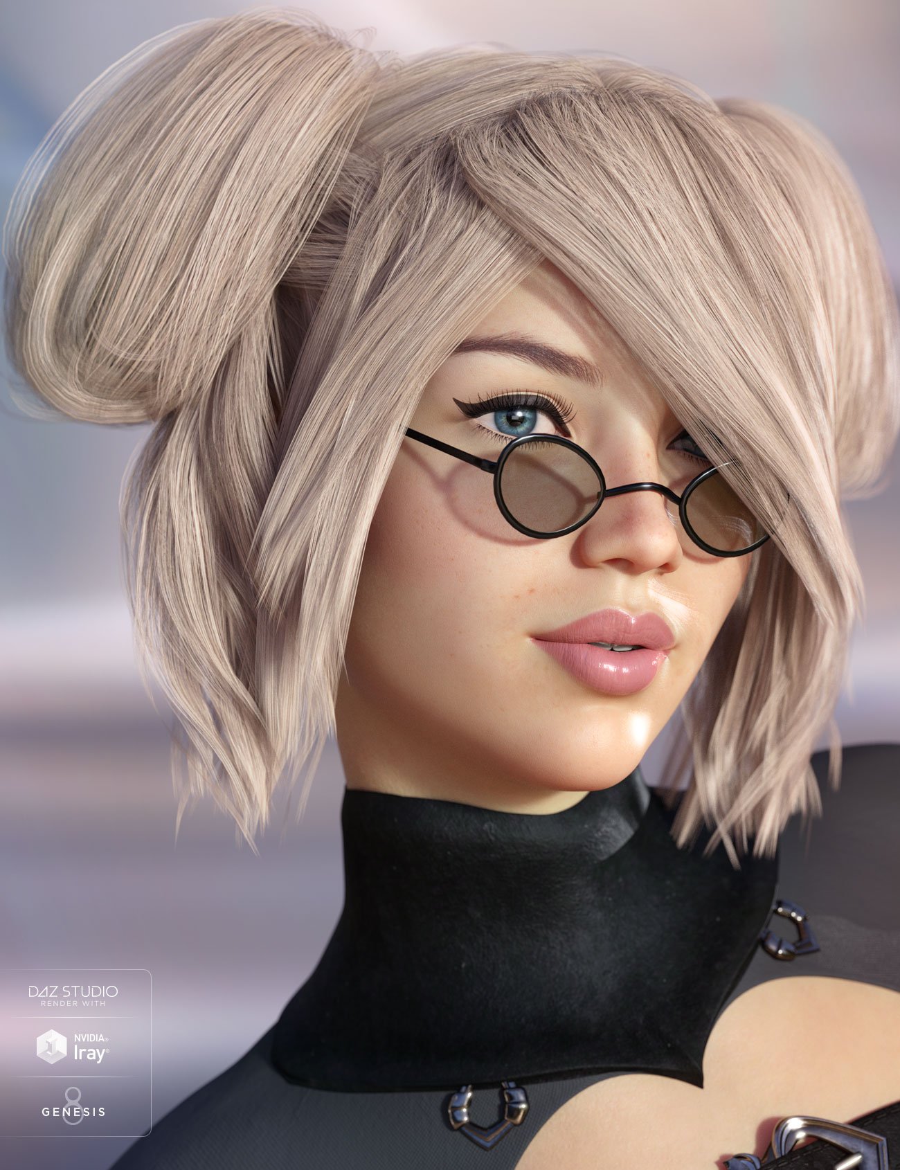 Cady Hair for Genesis 3 & 8 Female(s) by: AprilYSH, 3D Models by Daz 3D