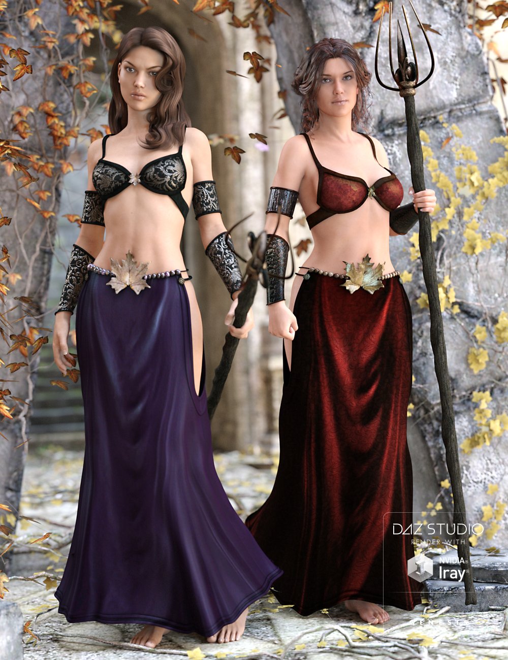 Mystical Dark Mage by: Sarsa, 3D Models by Daz 3D
