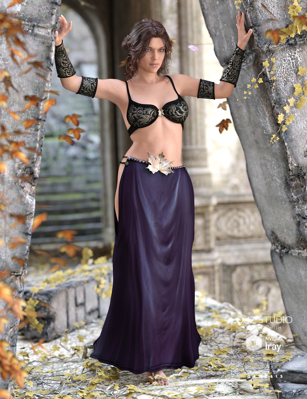 Mystical Dark Mage by: Sarsa, 3D Models by Daz 3D