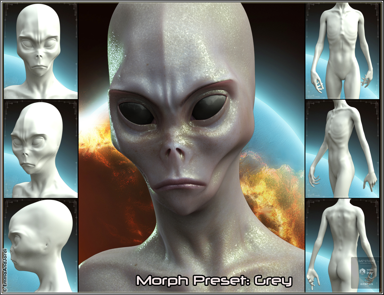 EJ Alien Creator Morphs for Genesis 8 Female(s) | Daz 3D