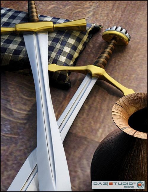 Build Your Own Sword Kit by: Valandar, 3D Models by Daz 3D