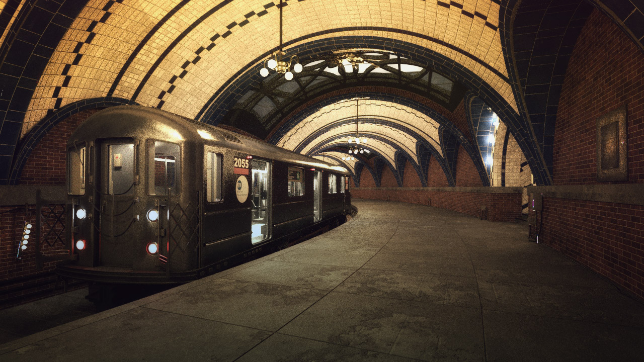 Historic Subway Station by: Mely3D, 3D Models by Daz 3D