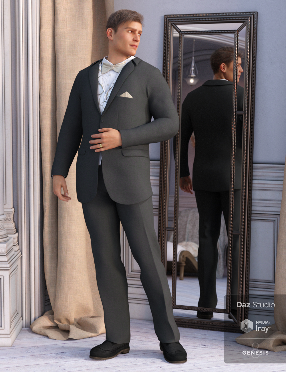 The Groom Outfit for Genesis 8 Male(s) by: Barbara BrundonDirtyFairyUmblefugly, 3D Models by Daz 3D