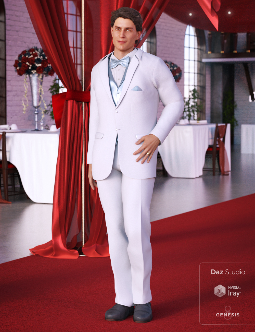 The Groom Outfit Textures by: DirtyFairy, 3D Models by Daz 3D