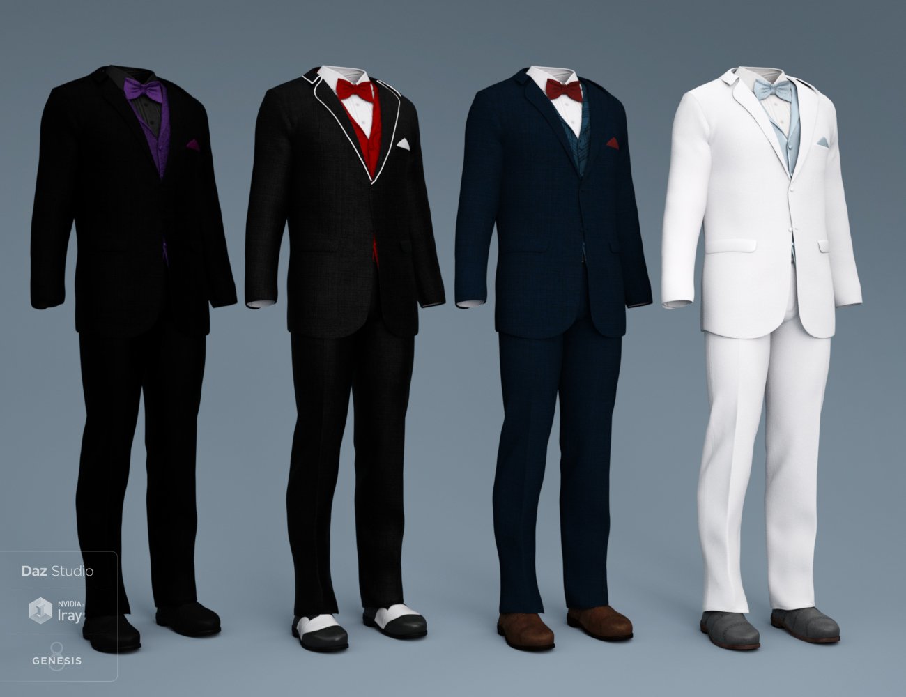 The Groom Outfit Textures by: DirtyFairy, 3D Models by Daz 3D