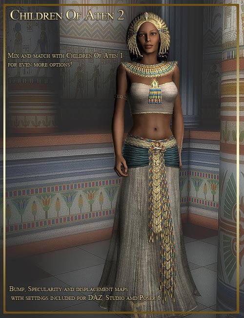Children of Aten 2 by: LaurieS, 3D Models by Daz 3D