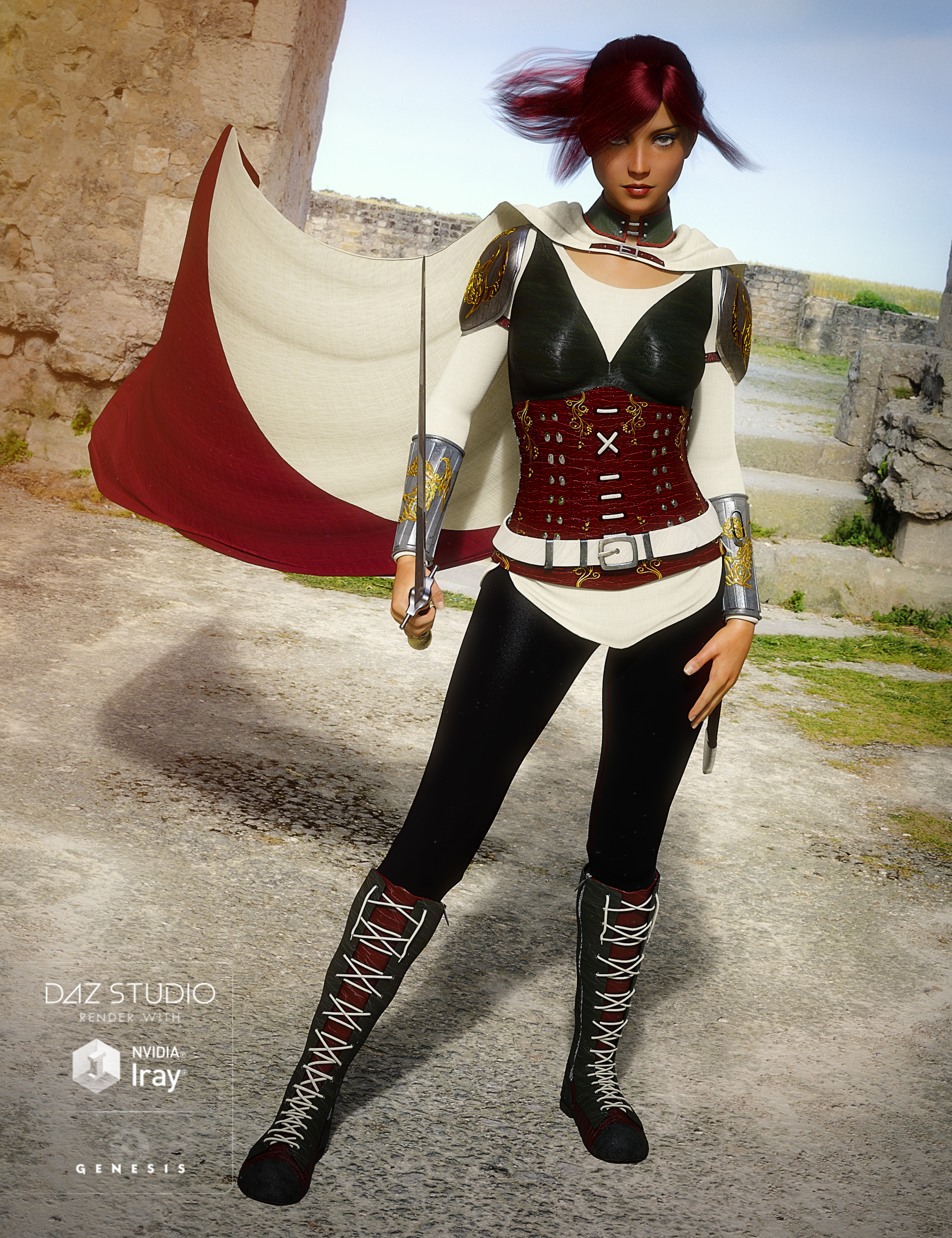 Lady of the Land for Genesis 3 Females by: JGreenlees, 3D Models by Daz 3D