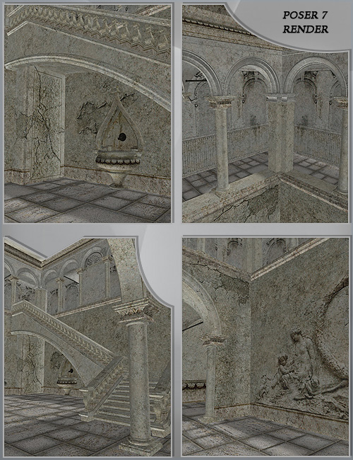 Rustic Looks for Trinity Atrium by: , 3D Models by Daz 3D