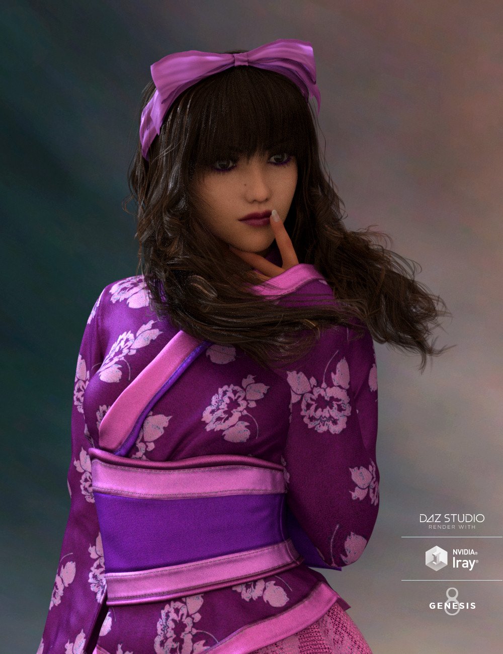 Ayako Hair & Bow for Genesis 8 Female(s) Ayako Hair & Bow for Genesis 8 Female(s) by: goldtassel, 3D Models by Daz 3D