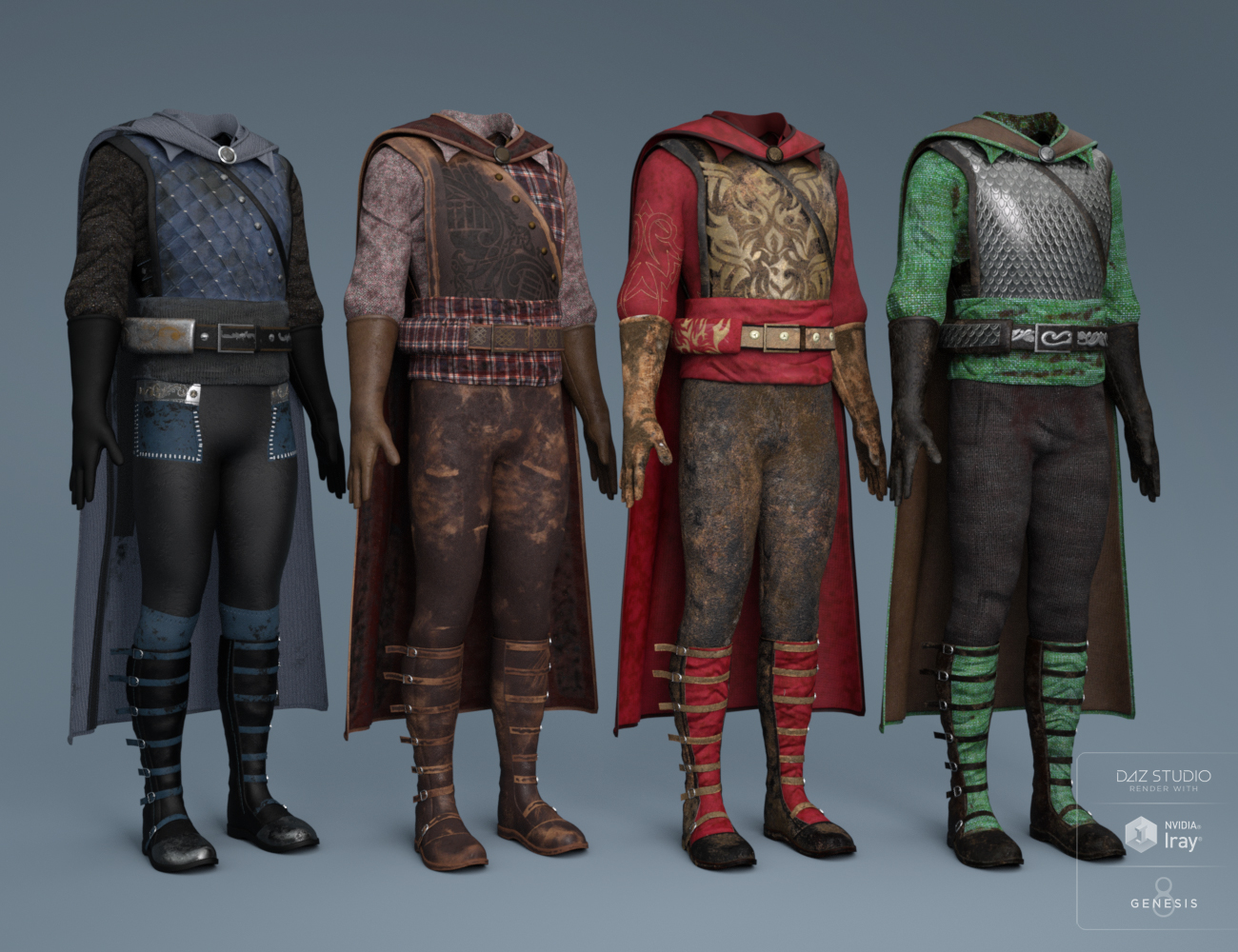 Rogue Hunter Outfit Textures by: Moonscape GraphicsSade, 3D Models by Daz 3D