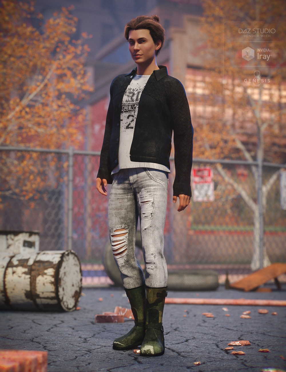 DeNimes Outfit Textures by: Shox-Design, 3D Models by Daz 3D