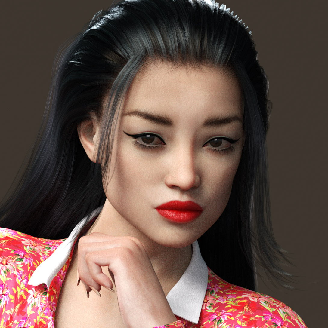 Izanami for Genesis 3 and 8 Female by: Mousso, 3D Models by Daz 3D