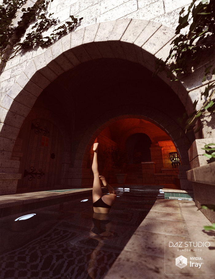 Tranquil Private Pool Tranquil Private Pool by: ForbiddenWhispersDavid Brinnen, 3D Models by Daz 3D