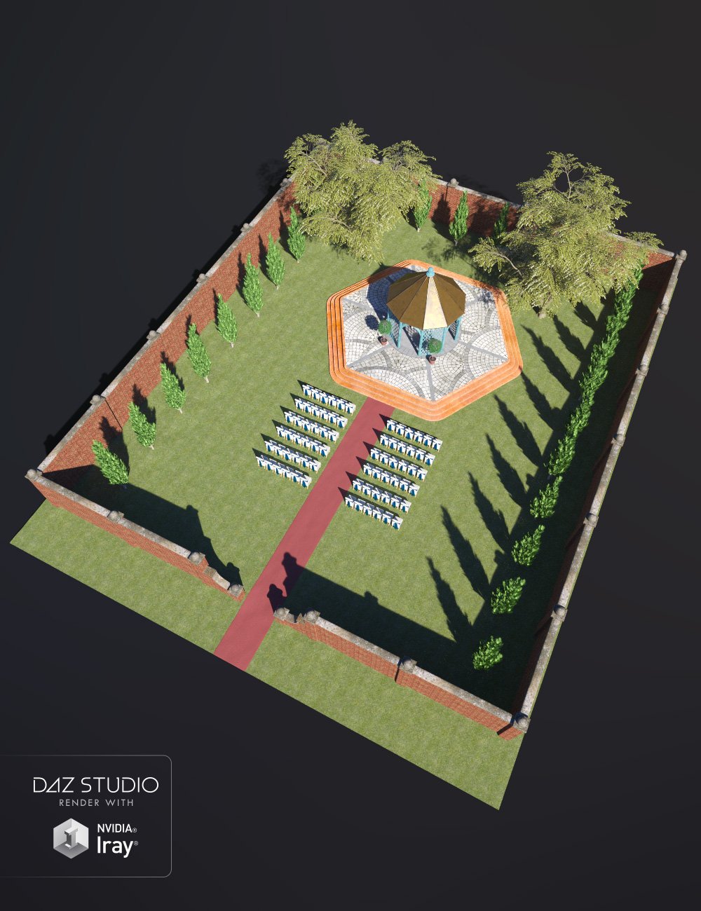 Pergoda Venue Pergoda Venue by: Predatron, 3D Models by Daz 3D