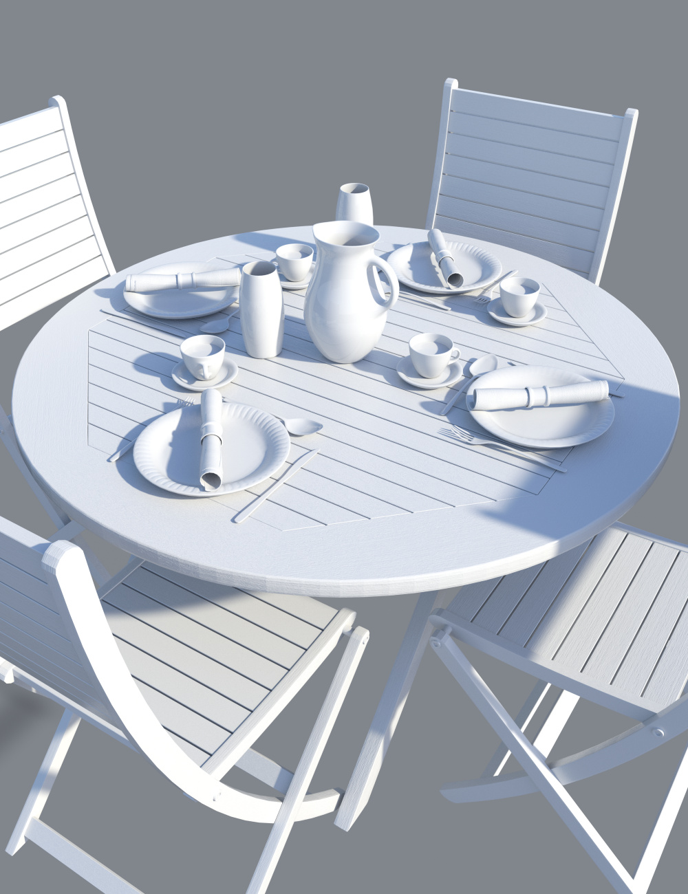 Patio Dining by: Merlin Studios, 3D Models by Daz 3D