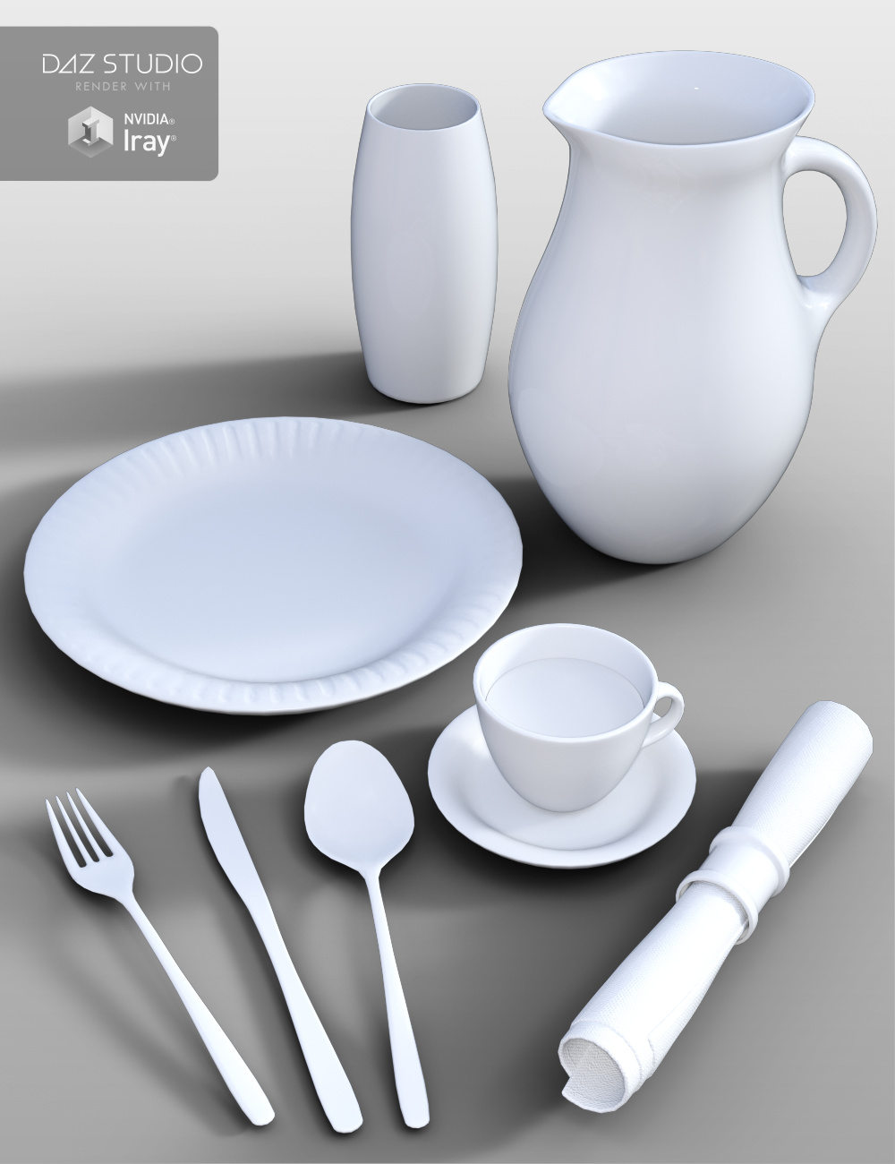 Patio Dining by: Merlin Studios, 3D Models by Daz 3D