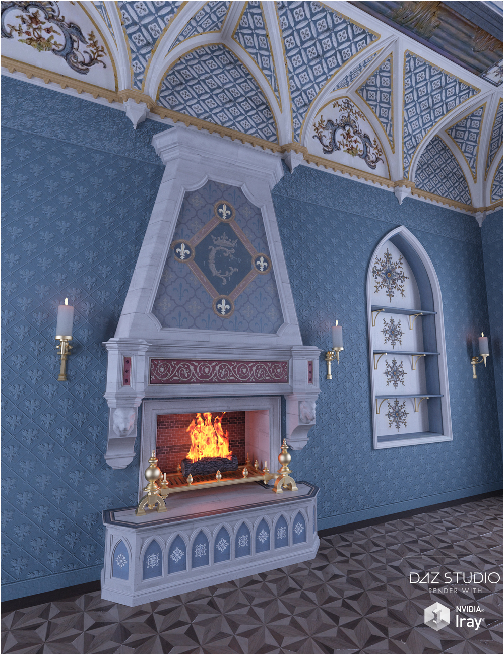 Pastel Brocade for Rosemill Moor Pastel Brocade for Rosemill Moor by: ForbiddenWhispers, 3D Models by Daz 3D