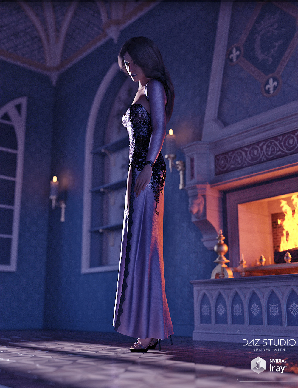 Pastel Brocade for Rosemill Moor Pastel Brocade for Rosemill Moor by: ForbiddenWhispers, 3D Models by Daz 3D