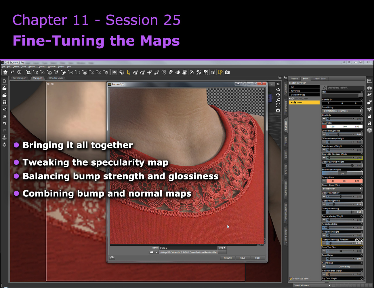 The Complete Guide to Texturing Clothing - Part 4 by: eshaCganDigital Art Live, 3D Models by Daz 3D