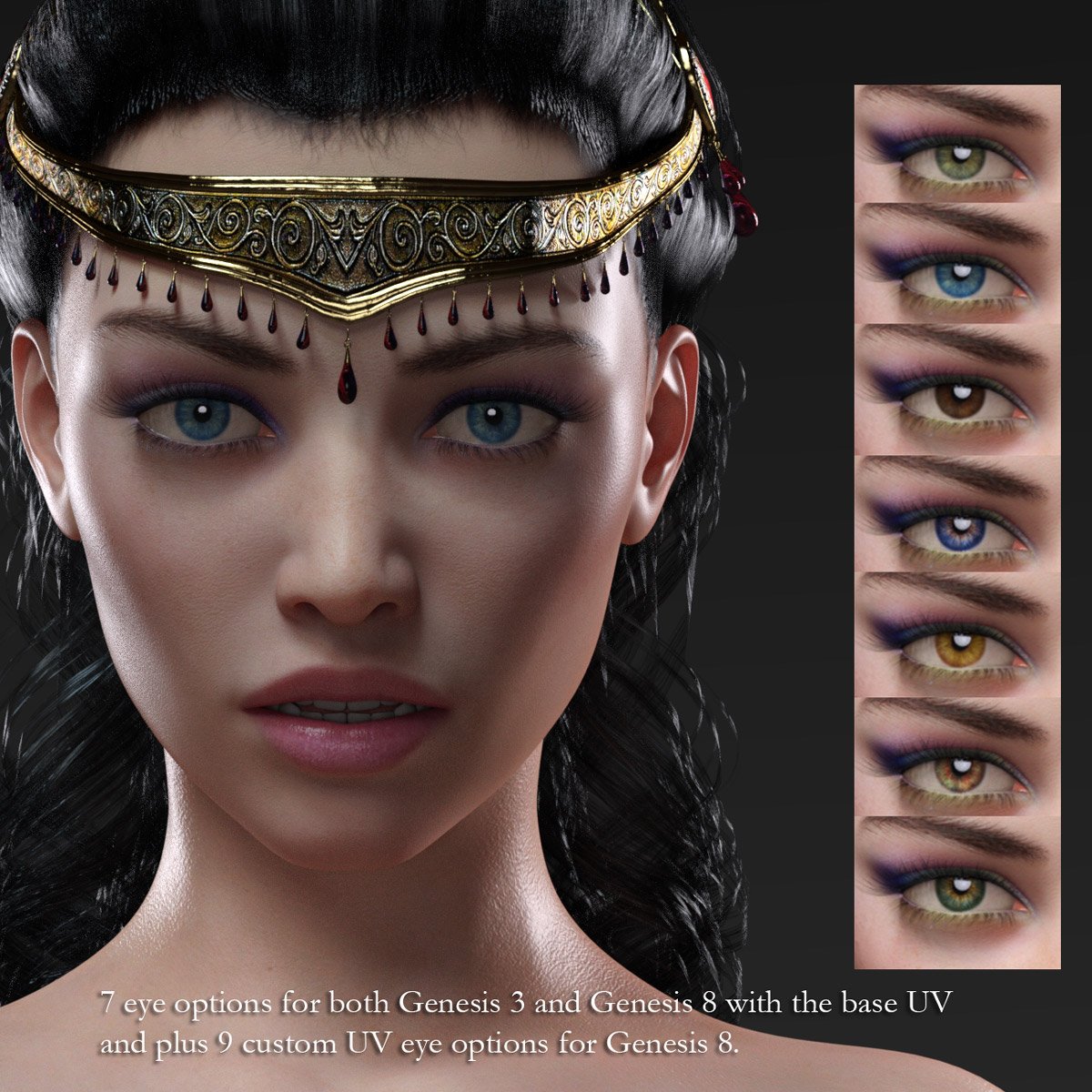 Delilah for Genesis 3 and 8 Female by: Mousso, 3D Models by Daz 3D