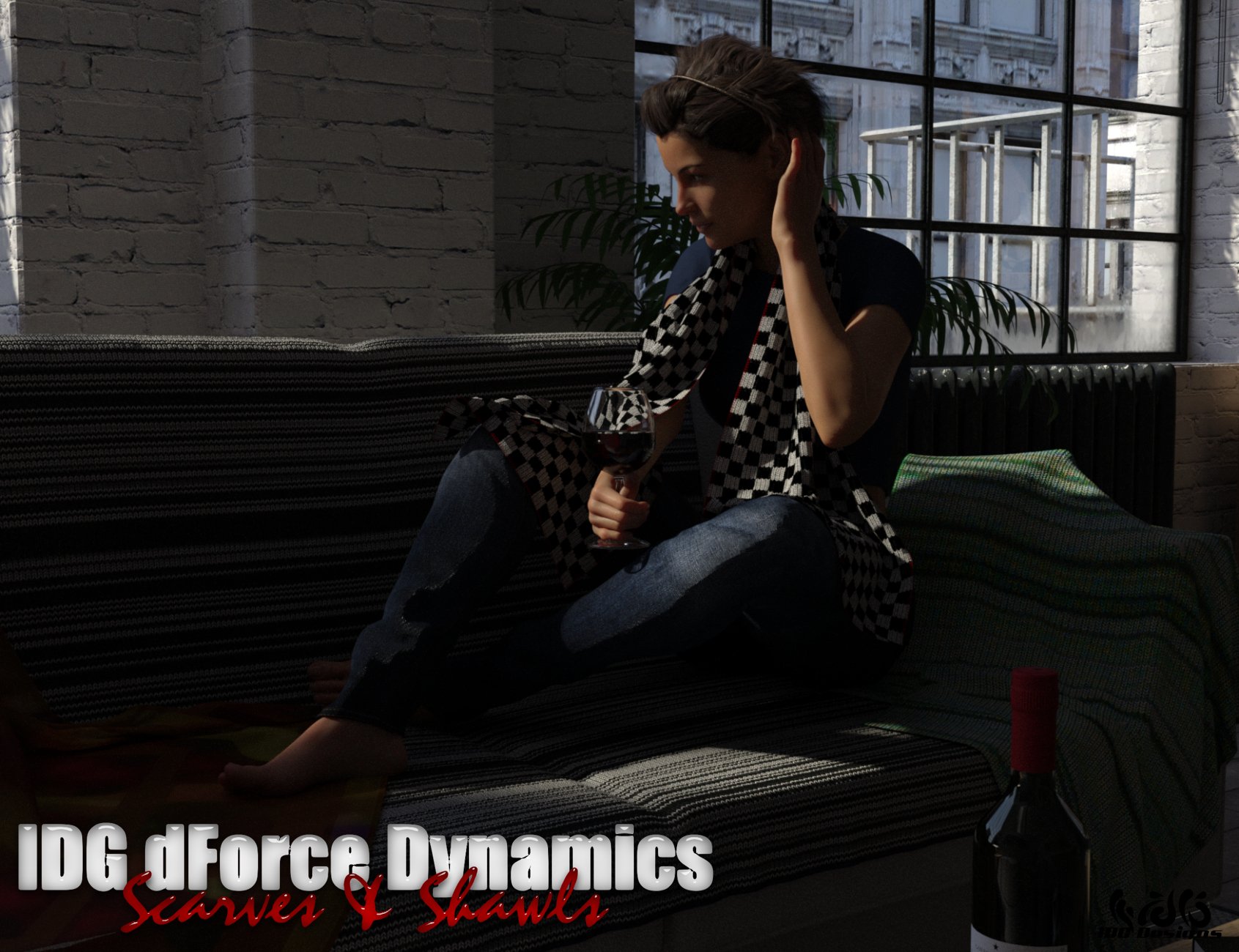IDG dForce Dynamics - Scarves and Shawls IDG dForce Dynamics - Scarves and Shawls by: IDG DesignsDestinysGardenInaneGlory, 3D Models by Daz 3D