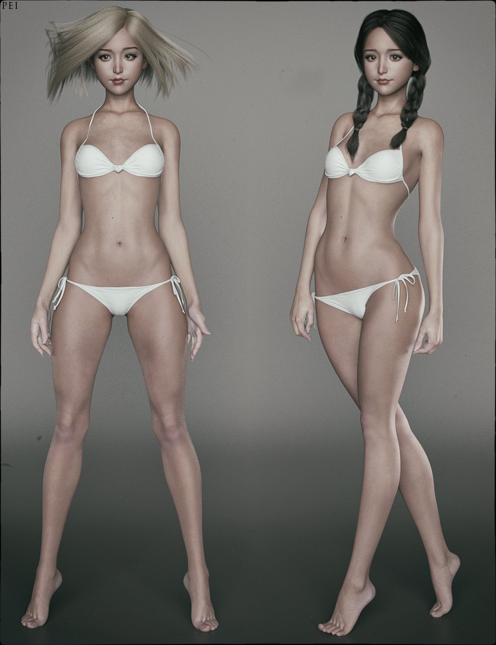 Pei and Pei Suit for Genesis 8 Female by: RareStone, 3D Models by Daz 3D