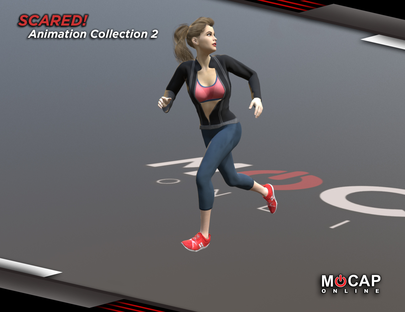 Scared! Animation Collection P2 - Victoria 8 by: Mocap Online, 3D Models by Daz 3D