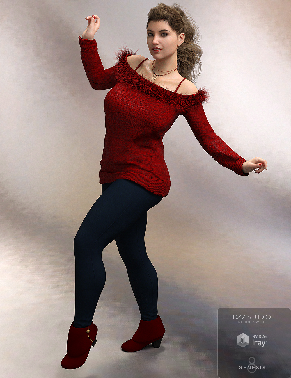 Cozy Sweater Outfit for Genesis 8 Female(s) Cozy Sweater Outfit for Genesis 8 Female(s) by: Ryverthorn, 3D Models by Daz 3D