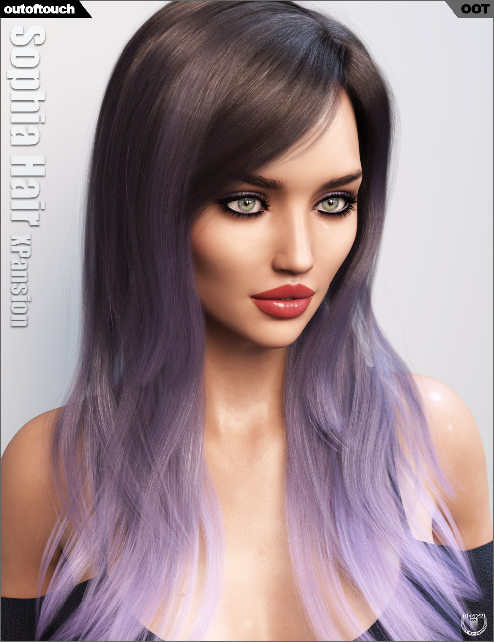 Sophia Hair and OOT Hairblending 2.0 Texture XPansion by: outoftouch, 3D Models by Daz 3D