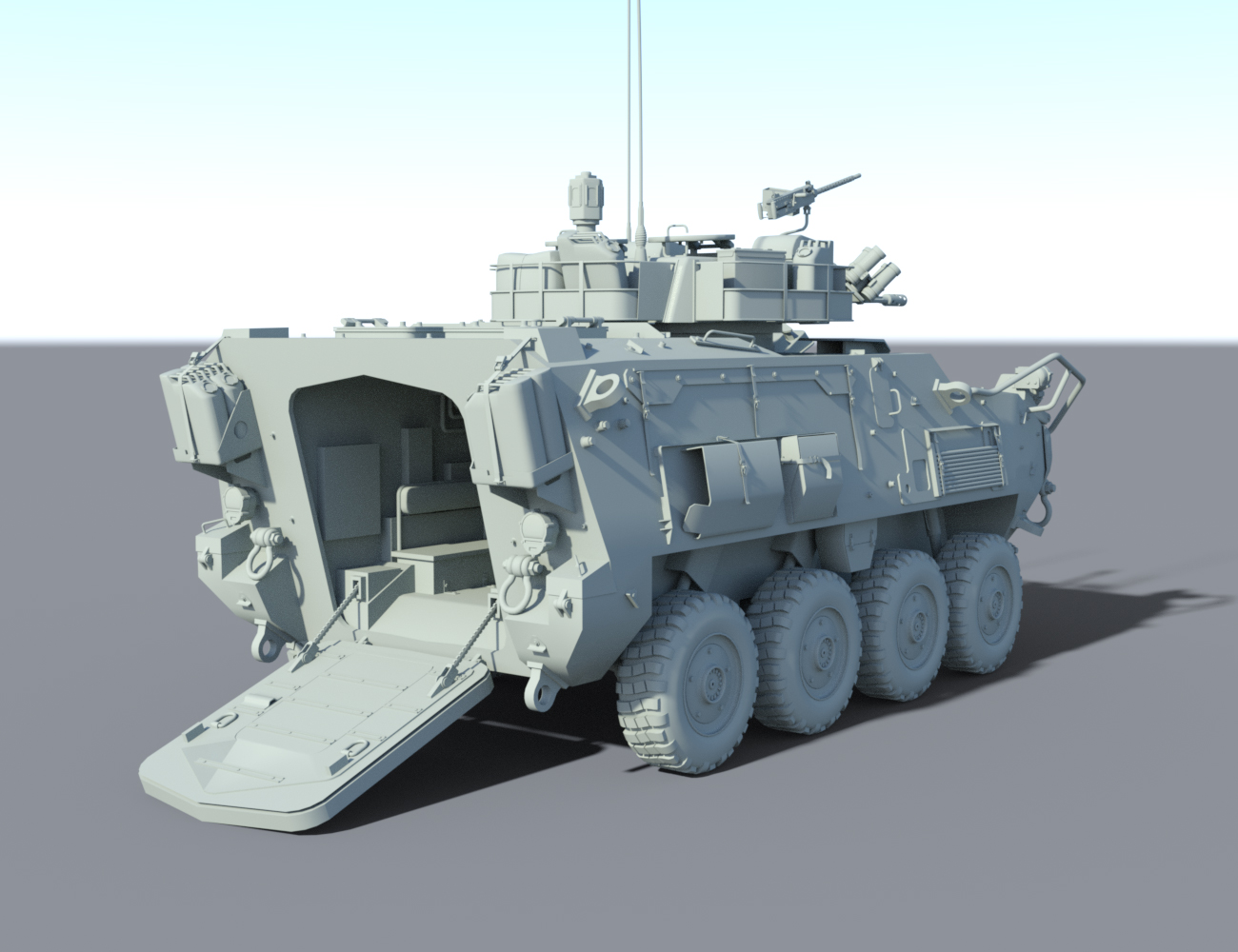 Light Armored Vehicle by: DarkEdgeDesign, 3D Models by Daz 3D